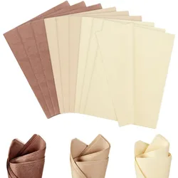 150 Sheets Assorted Brown Tissue Paper 15.4x16.7 Inch Rectangle Tissue Paper 3 Colors Wrapping Paper Bulk Gift Wrap