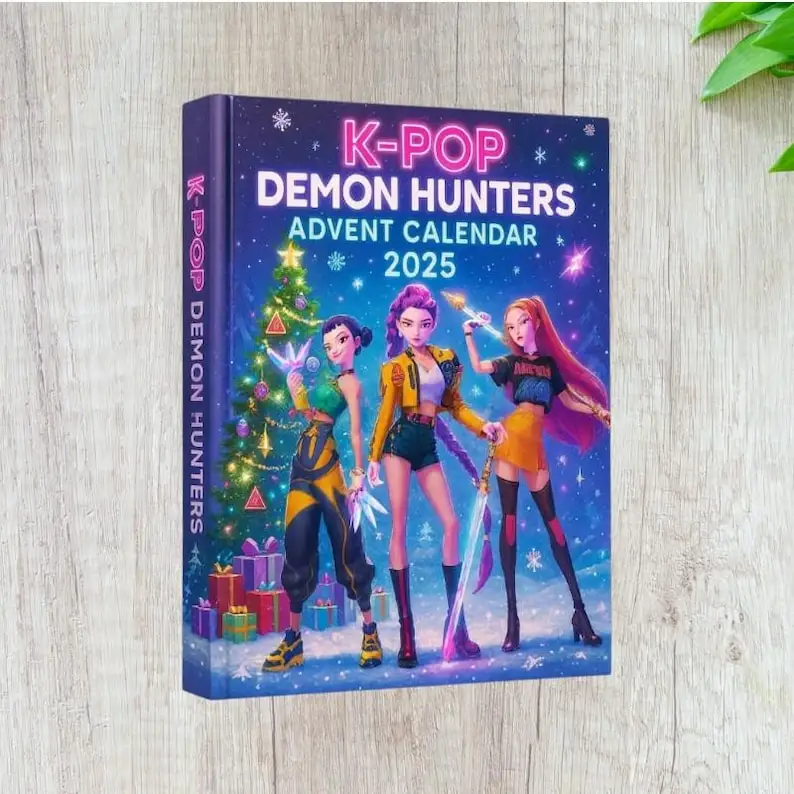 K-POP Inspired Demon Hunters Advent Calendar 2025 – Anime Girl Figures & Mini Gifts for Fans | Cute Christmas Countdown Box Set