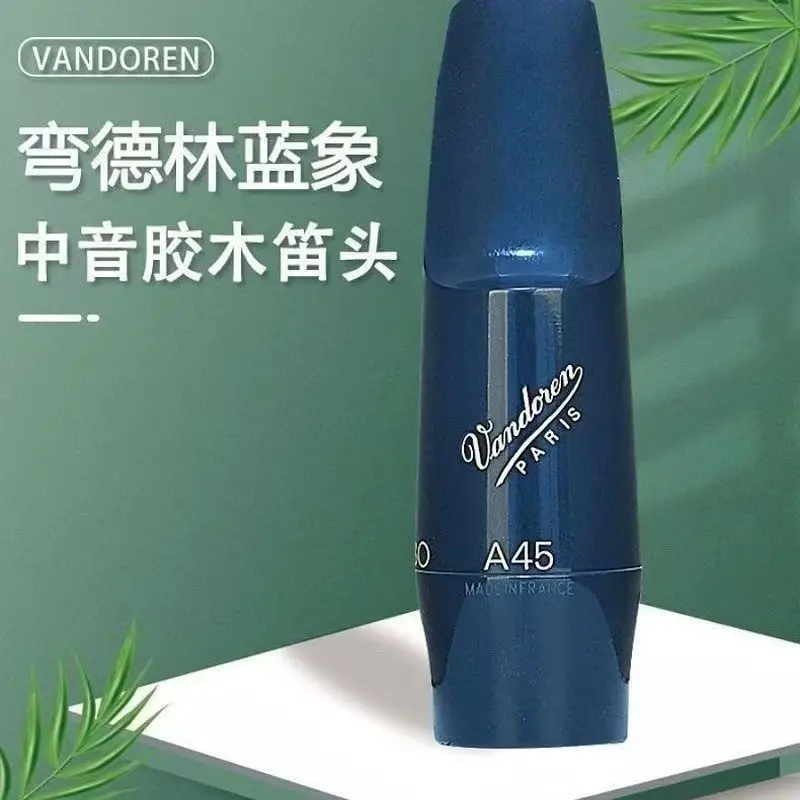 Blue Elephant Ebonite Alto Saxophone Mouthpiece Compatible with Vandoren A28 A35 A45 A55 5-8 Tip Opening for Professional Musici