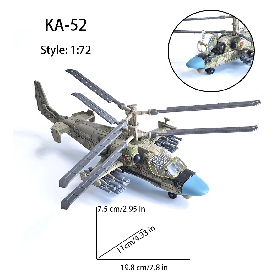 1:72 Creative Military Series Building Blocks AH64 Z10 KA52 Tiger EC-665 Armed Helicopter Model DIY Toys For Xmas Gifts