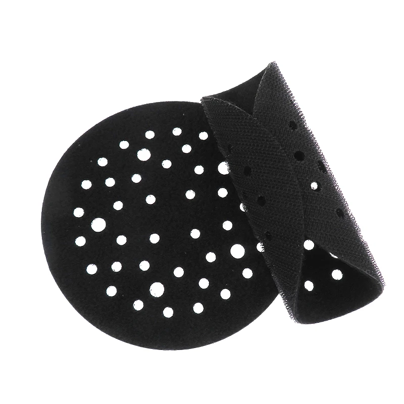 2 Pcs 5 Inch 44 Holes Hook and Loop Protective Pad for Random Orbital for Polishing and Sanding Wood Metal Multi-Hole Pad Guard