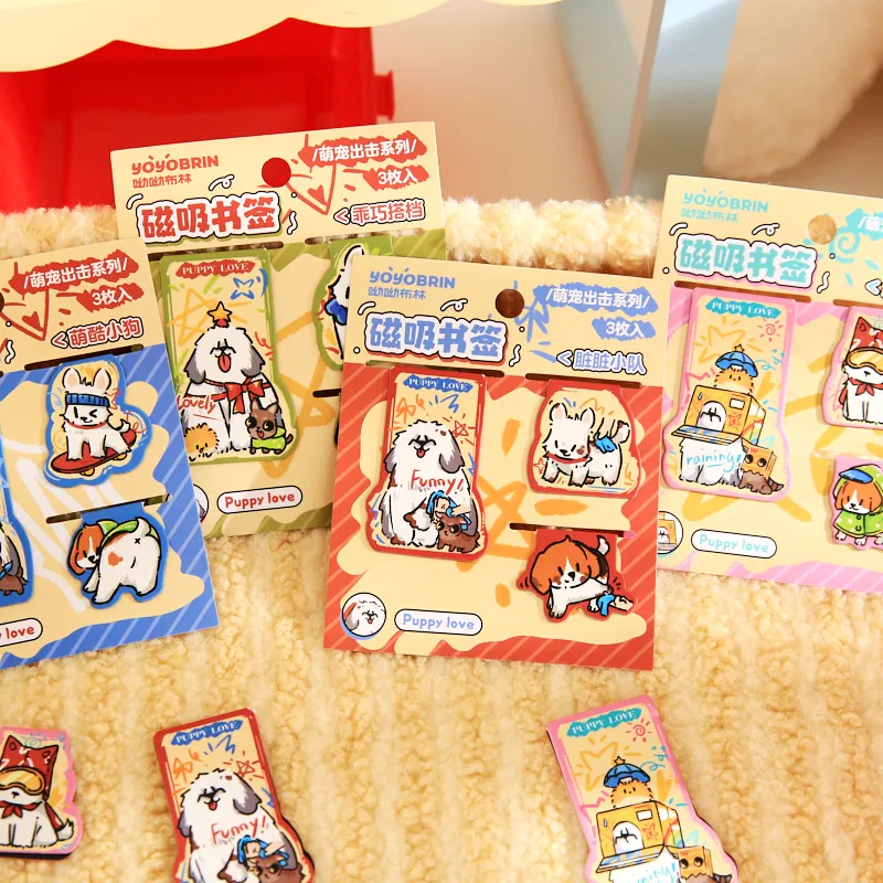 JIANQI 3 قطع من الإشارات المرجعية المغناطيسية اللطيفة لقارئات الكتب