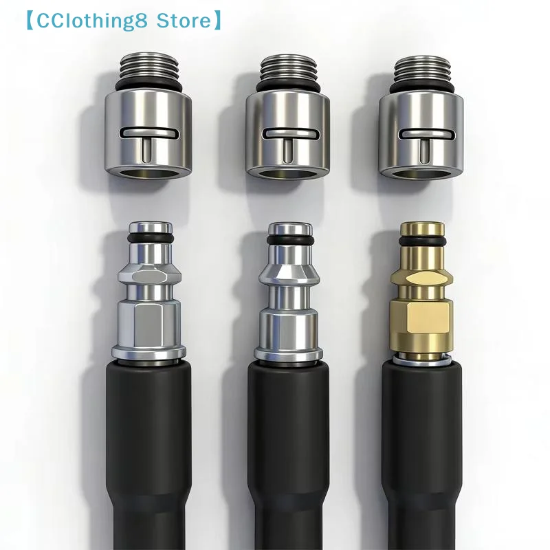 1 Peça Bico de Limpeza com Rosca Externa 1/4 3/8 Polegadas Adaptador para Lavadora de Alta Pressão Série K para Karcher/Lavor【AliS8】