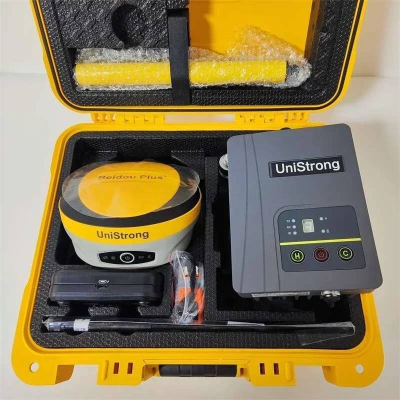بطارية خارجية عالية الدقة 1408 قناة Imu Unistrong G970II Pro Gnss Gps Base and Rover