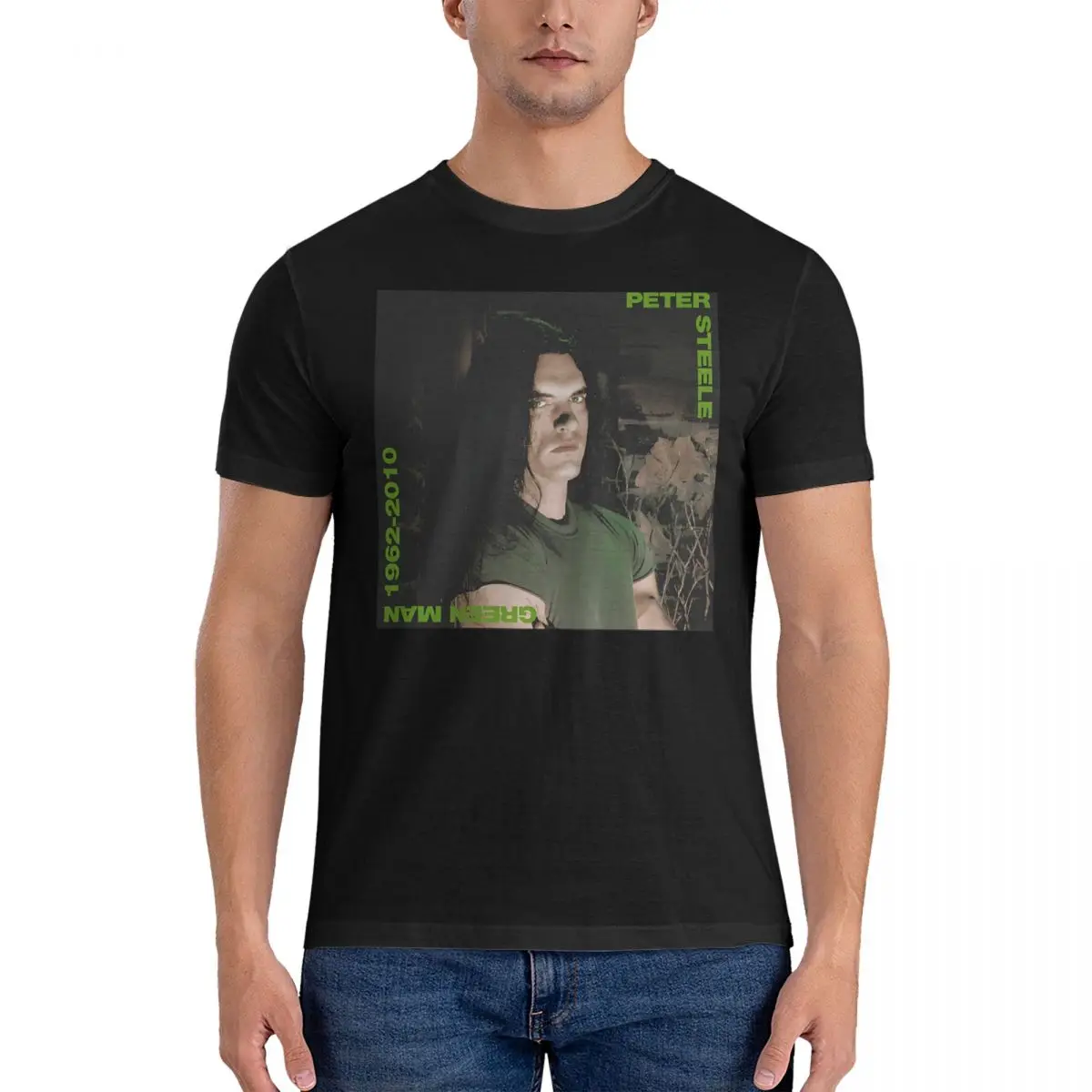 Men Peter Steele Tribute T Shirt Type O Negative Cotton Clothes Awesome Short Sleeve Round Collar Tees New Arrival T-Shirts