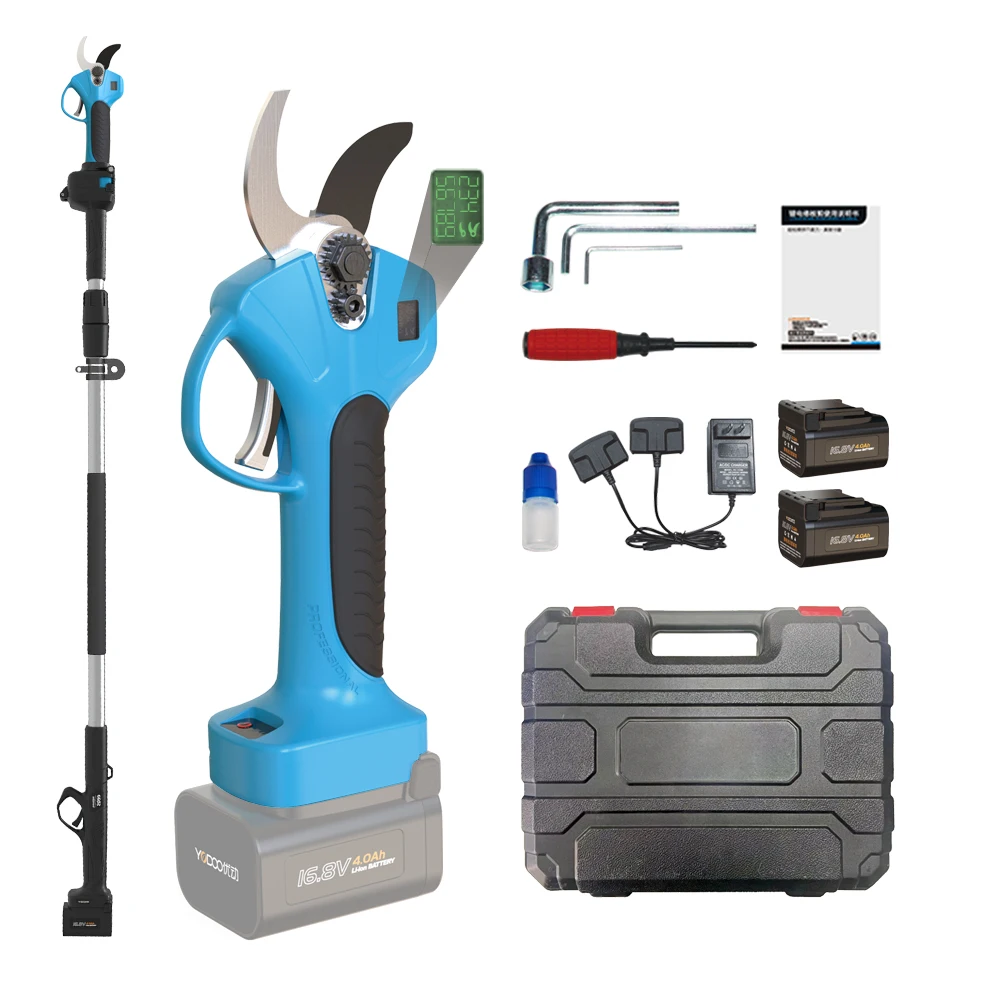 

Pruning Shears Battery Powered Kebtek Electric Pruning Shears Cordless Portable Electric Pruning Shears with 2 Packs of 2Ah