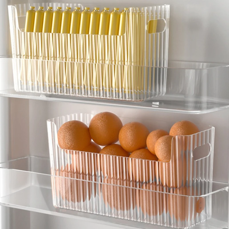 自己粘着式冷蔵庫収納ボックス大容量キッチンオーガナイザー多用 - Food Storage Cabinet For Kitchen のレビューと価格