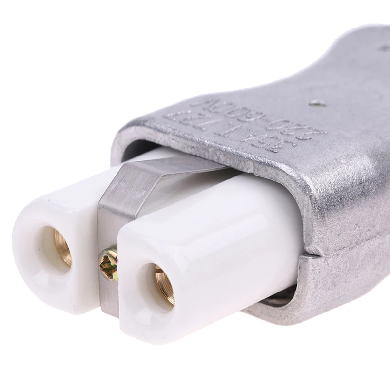 New 6mm IEC C8 Ceramic Wiring Industry Socket Plug High Temperature Male Female Connector Electric Oven Power Outlet 35A