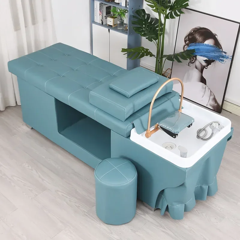 Beauty Salon Shampoo Basin Styling Spa Hair Water Hoop Bed Hairdressing Professional Nail Thai Mobilier Coiffure Washing Seats