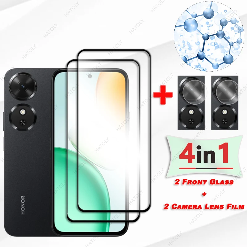 

For Honor Play 10C Glass Screen Protector For Honor Play 10C Black Edge Protective Film Camera Lens Protector For Honor Play 10C
