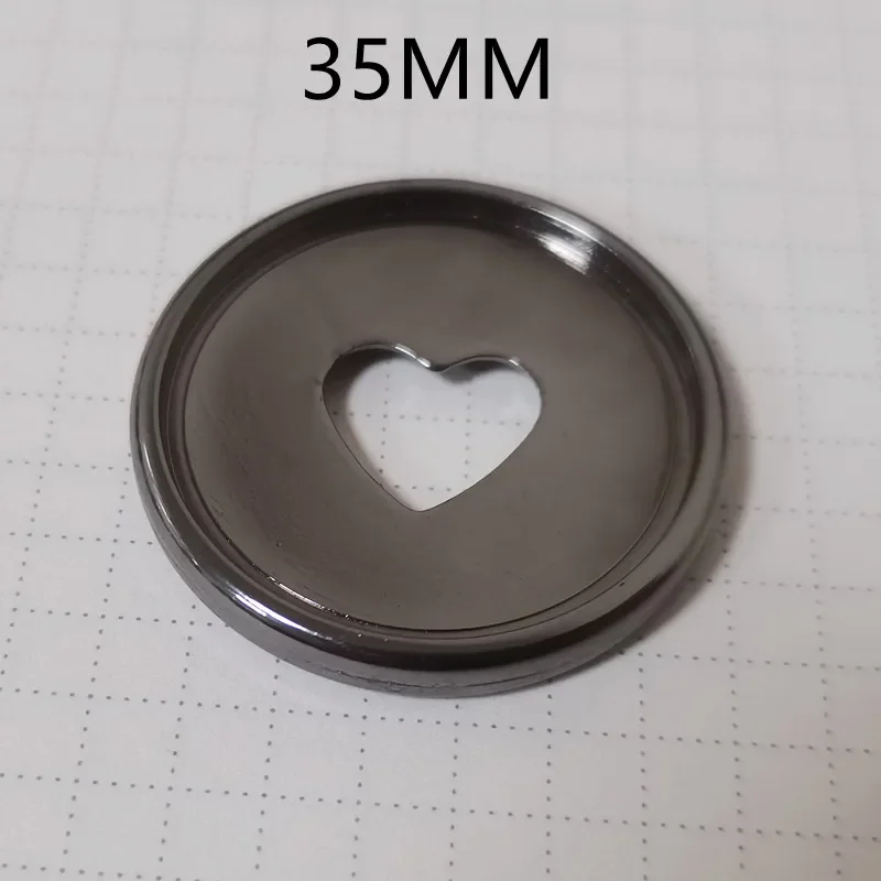 100PCS35MM electroplating plastic binding ring, binding button, loose-leaf notebook mushroom hole binding button