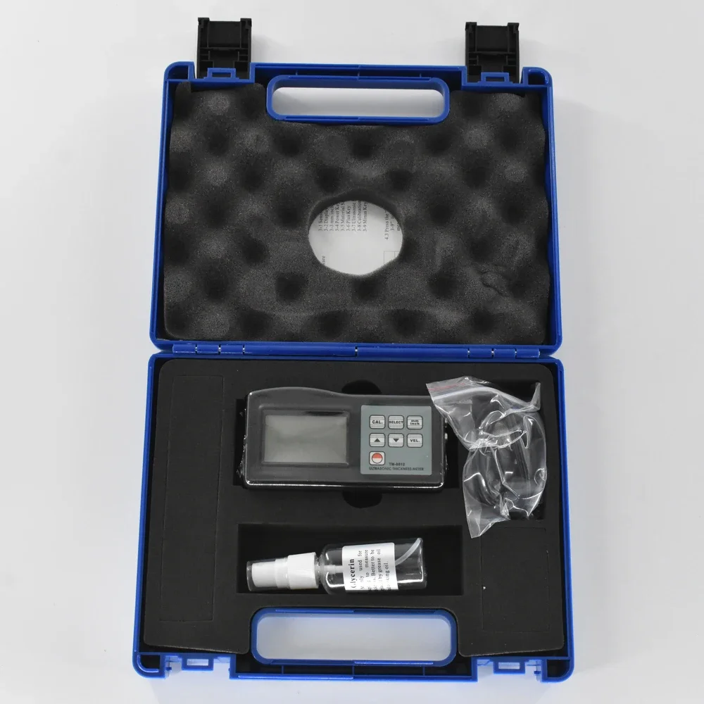 TM-8812 Handheld Digital Ultrasonic Thickness Gauge Meter (1.2-200mm,0.05- 8 inch)Metal Thickness Tester