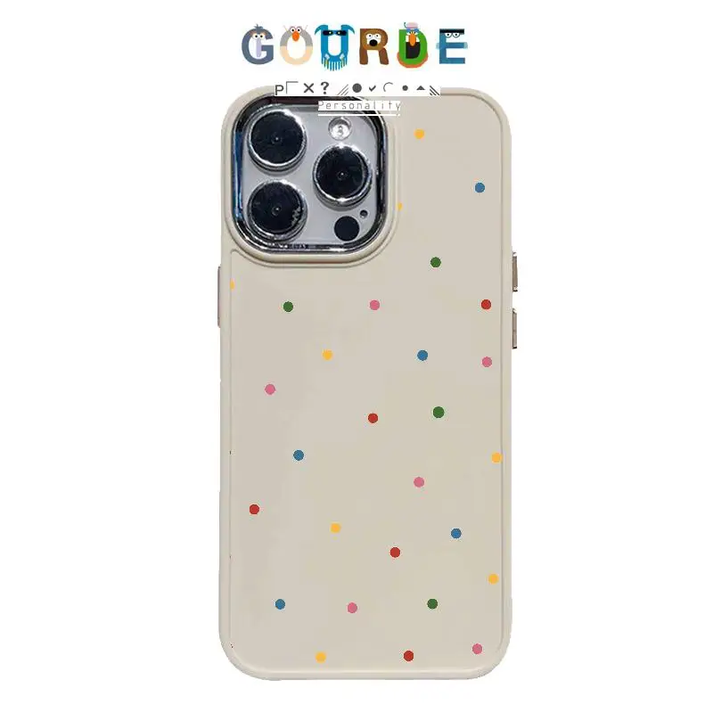 

Gourde Color wave point patterns Phone Case for Iphone 16 15 14 12 13 11 Pro Max IP 7 8 Plus Iphon X XS XR Xs Max