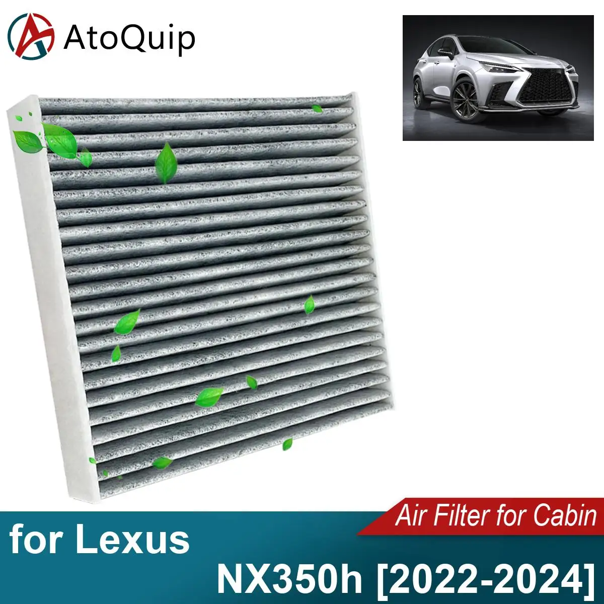 CF12157 Car Air Filter Element Suit for Lexus NX350h 2022-2024 87139-0E040 87139-0R030 87139-26010 87139-28020 87139-48050