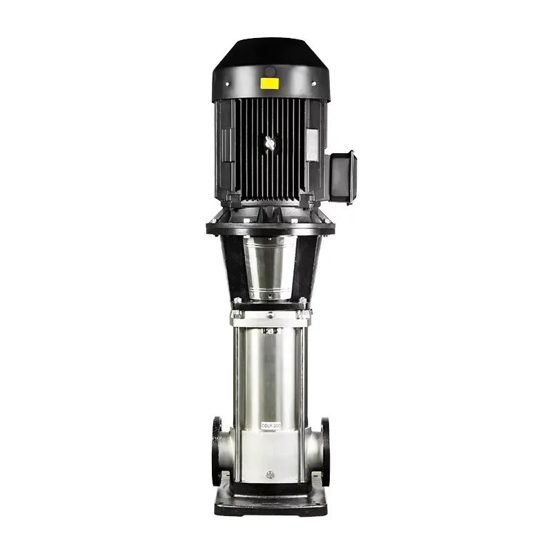 Vertical Multistage Centrifugal Pump High Pressure Electric Booster for Industrial Water Supply Feed System Easy Maintenance