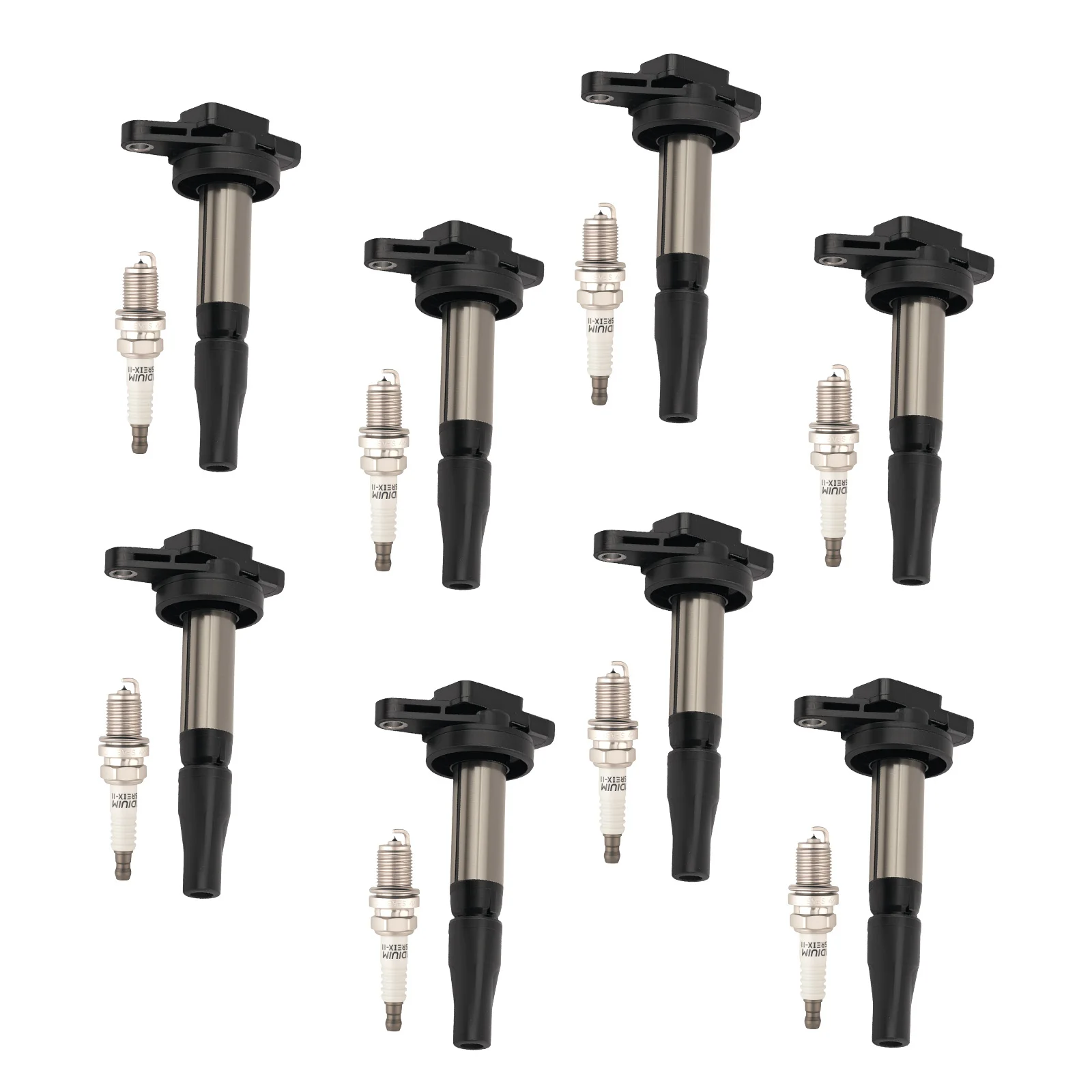 

8x Ignition Coils & Spark Plug for Land Rover LR3 Range Rover 4.4L V8 2005-2009