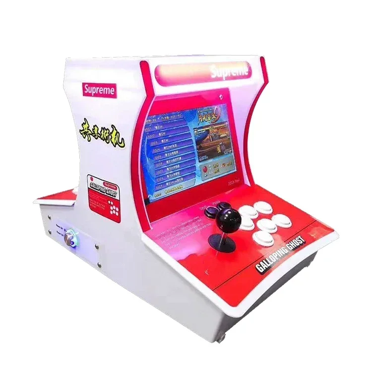 Máquina de jogo de luta jogo arcade console de videogame máquina de moedas dupla pessoa mini arcade