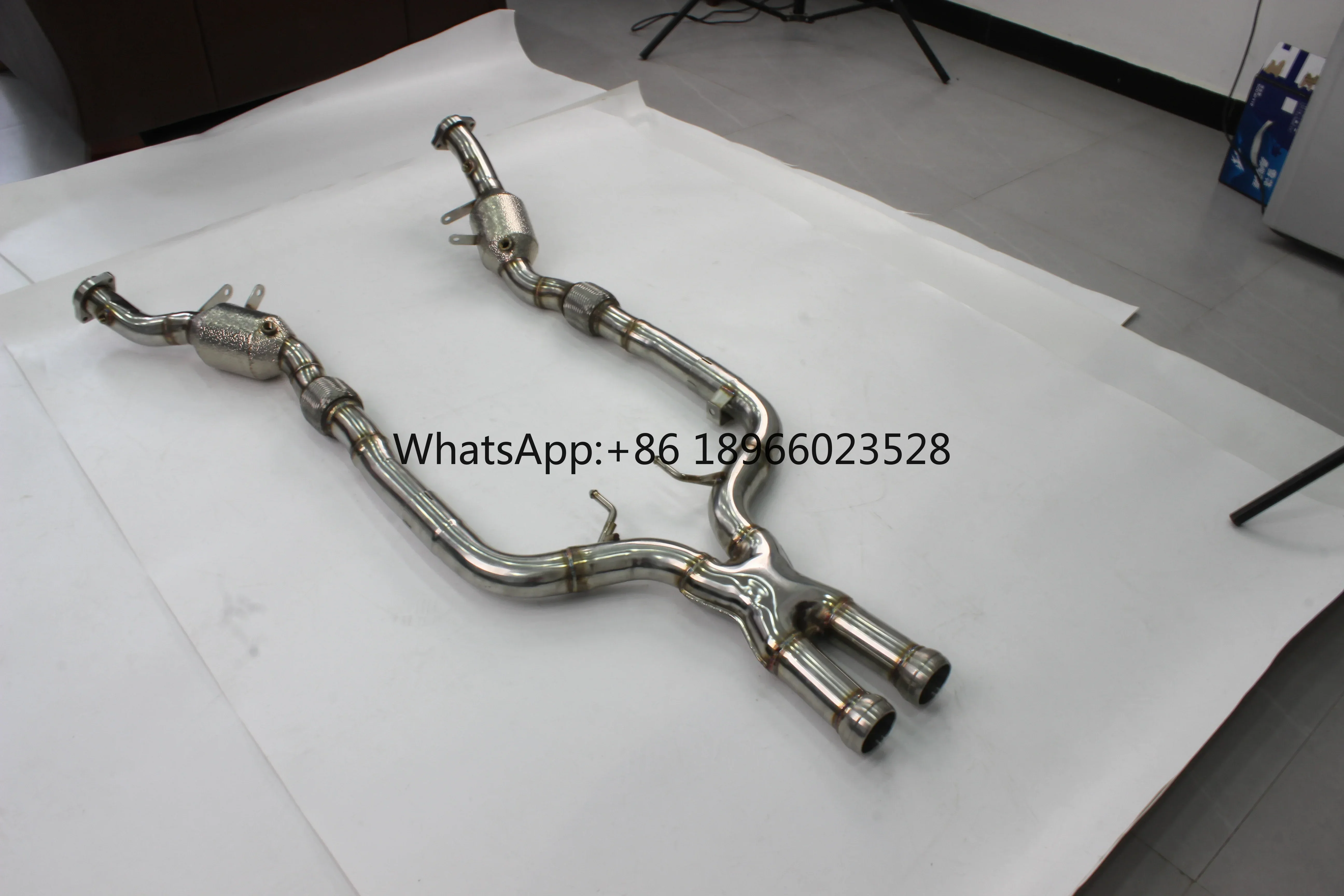 For 2014+ BENZ W222 S63 S600 S500 S400 3.0T / Coupe C217 5.5T downpipe