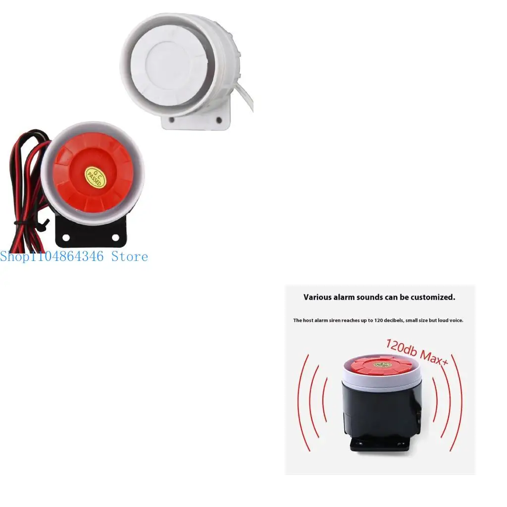 

5ASD 120DB Shock -Resection Security Buzzers с магнитной базой простым в использовании для нескольких сценариев аварийного и
