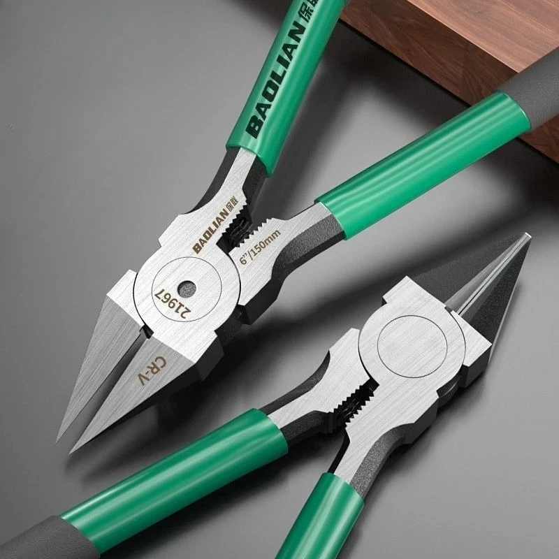5/6/8″ Industrial Grade Special Sharp Side Mouth Pliers,High Hardness Electrician Small Diagonal Pliers,Electrician Manual Tool