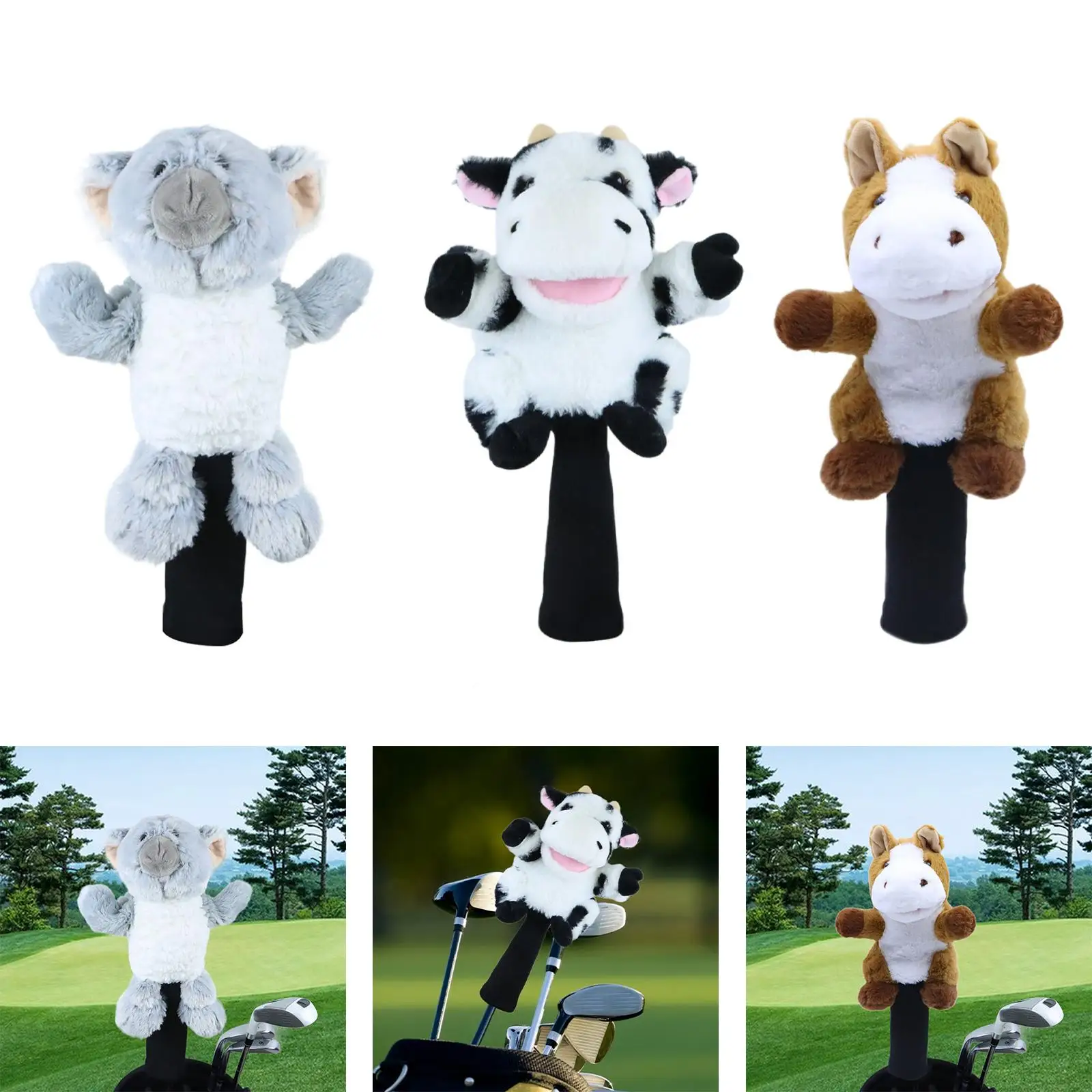 Golf Wood Head Cover Club Giveaway Anti Scratch Golfer Equipment für den Sport