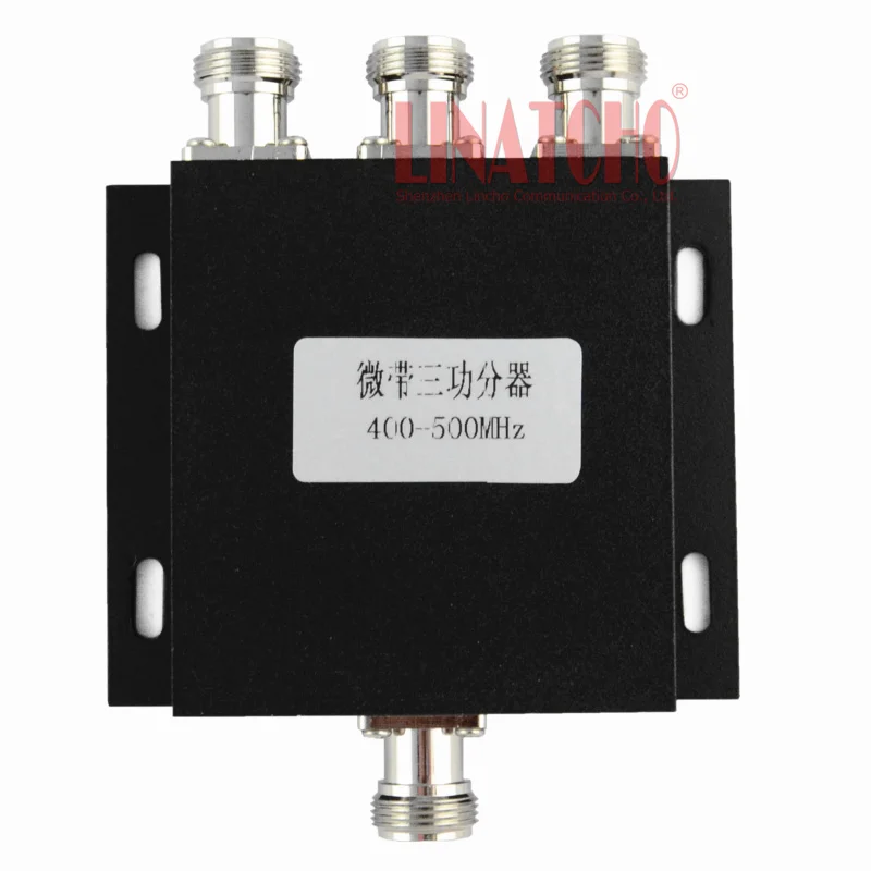 Microstrip 450MHz RF UHF CDMA Radio Repeater 3 Ways Antenna Power Splitter 400-500MHz divider