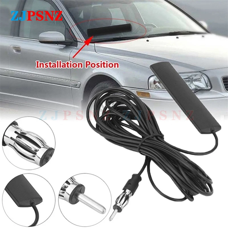 Universal Car Radio FM Antenna Auto Signal Amp Amplifier Marine Auto Vehicle Boat RV Signal Enhance Device Tool 3M Length