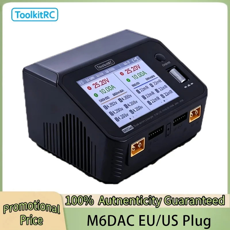 Toolkitrc M6Dac Smart Charger - ToolkitRC M6DAC Dual Channel Smart Lipo