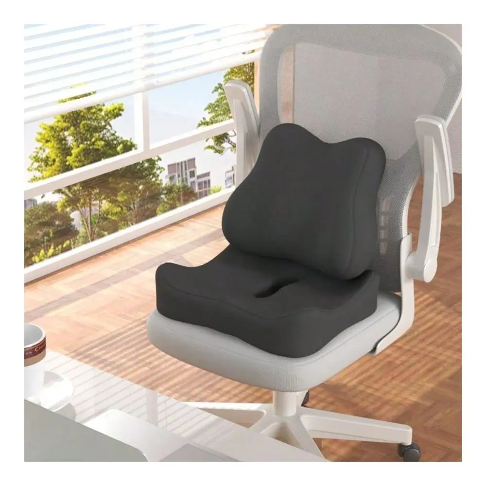 

Memory Foam Coccyx Cushion With Contoured Design, Suitable For Car Seats And Office Chairs. Made With Premium ials To Prov