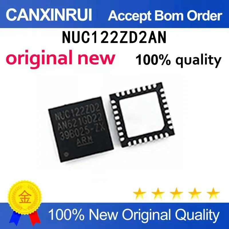 

(5pcs-100pcs）Brand new original NUC122ZD2AN QFN33 spot chip