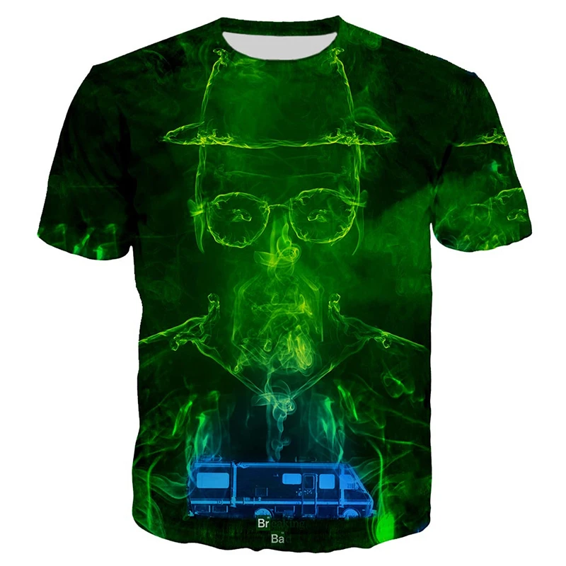 Breaking Bad T Shirt Men Women 3D Printed Tshirt Fashion Casual Harajuku Style Oversized T-shirt Unisex Streetwear Cool Tops