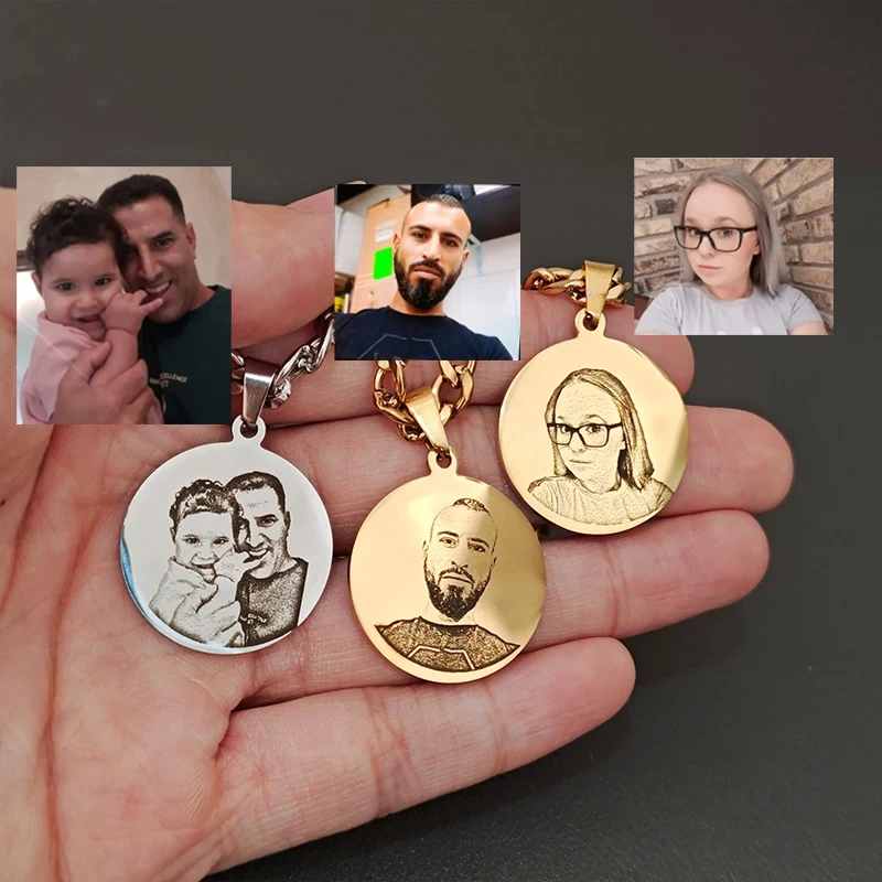 مخصص الفولاذ المقاوم للصدأ الفضة 925 قلادة مجوهرات دائرة الكوبية سلسلة رجل امرأة الأزواج شخصية طوق هدية كولير أوم