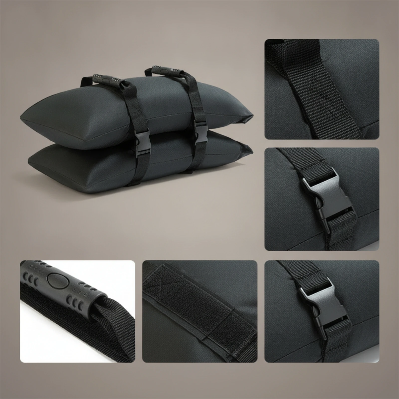 Patio Umbrella Base with Sandbag Portable Umbrella Base Weight Bag Foldable Universal Fit for Garden, Backyard