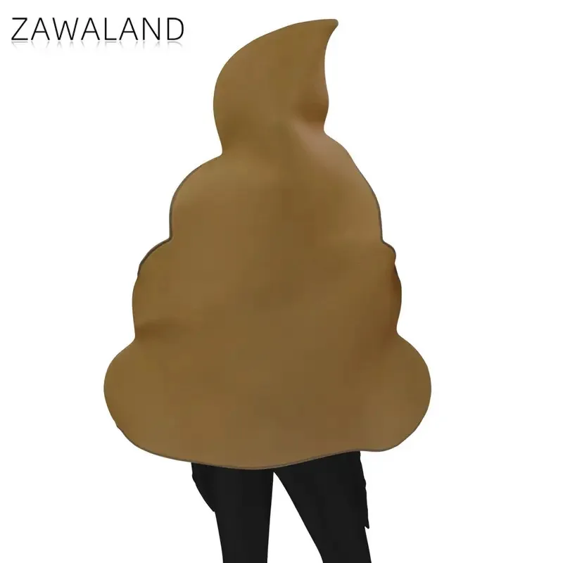 Zawaland الكبار سعيد أنبوب زي الإسفنج البراز هالوين البدلة كرنفال مضحك حزب الزي صبي فتاة عرض الأداء الملابس