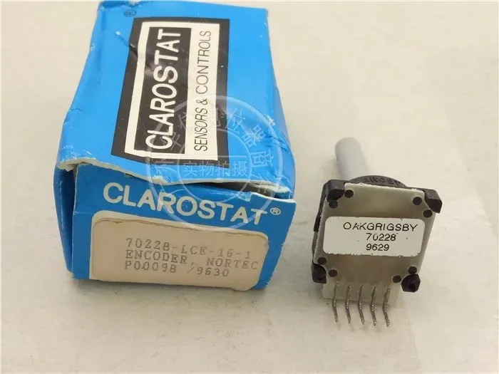 

CLAROSTAT encoder 70228-lce-16-15-pin potentiometer, step 16 axis length 35MM