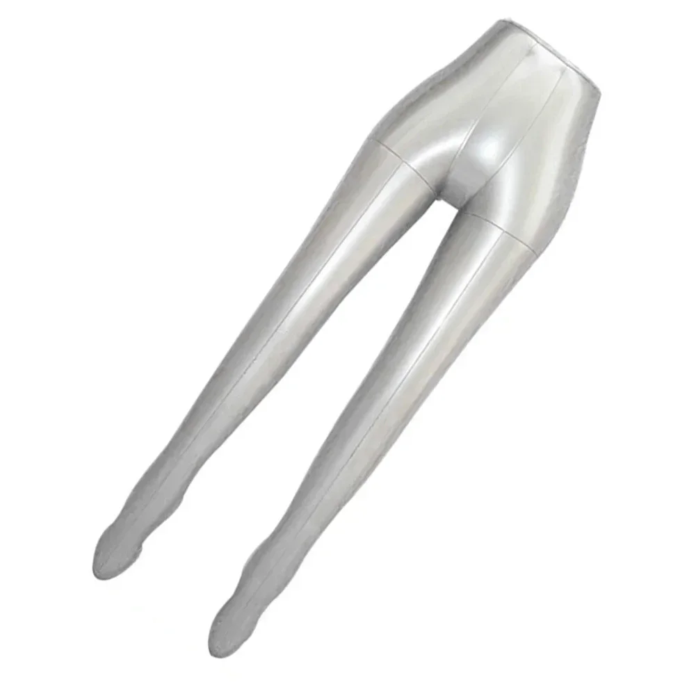 Female Inflatable Half Body Legs Mannequin 113cm PVC for Clothing Display of Pants Skirts Pantyhose and Stockings