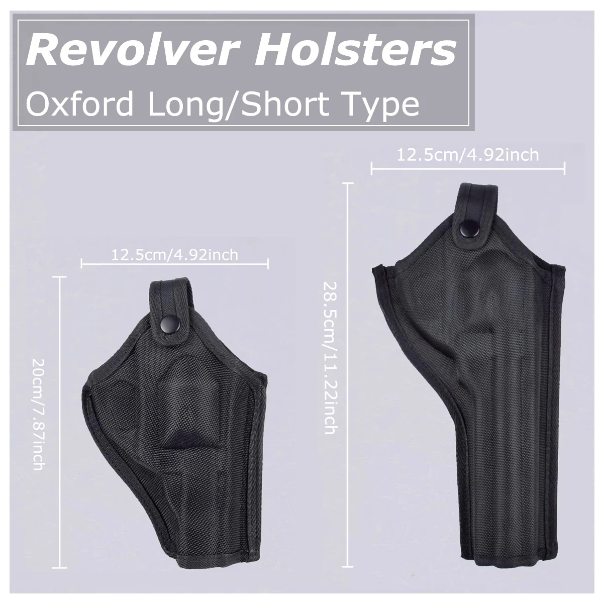 Tactical Revolver Holster Gun Airsoft Case Pistol Holster Oxford Revolver Duty Long Short Quick Draw Case For Revolver Sleeve