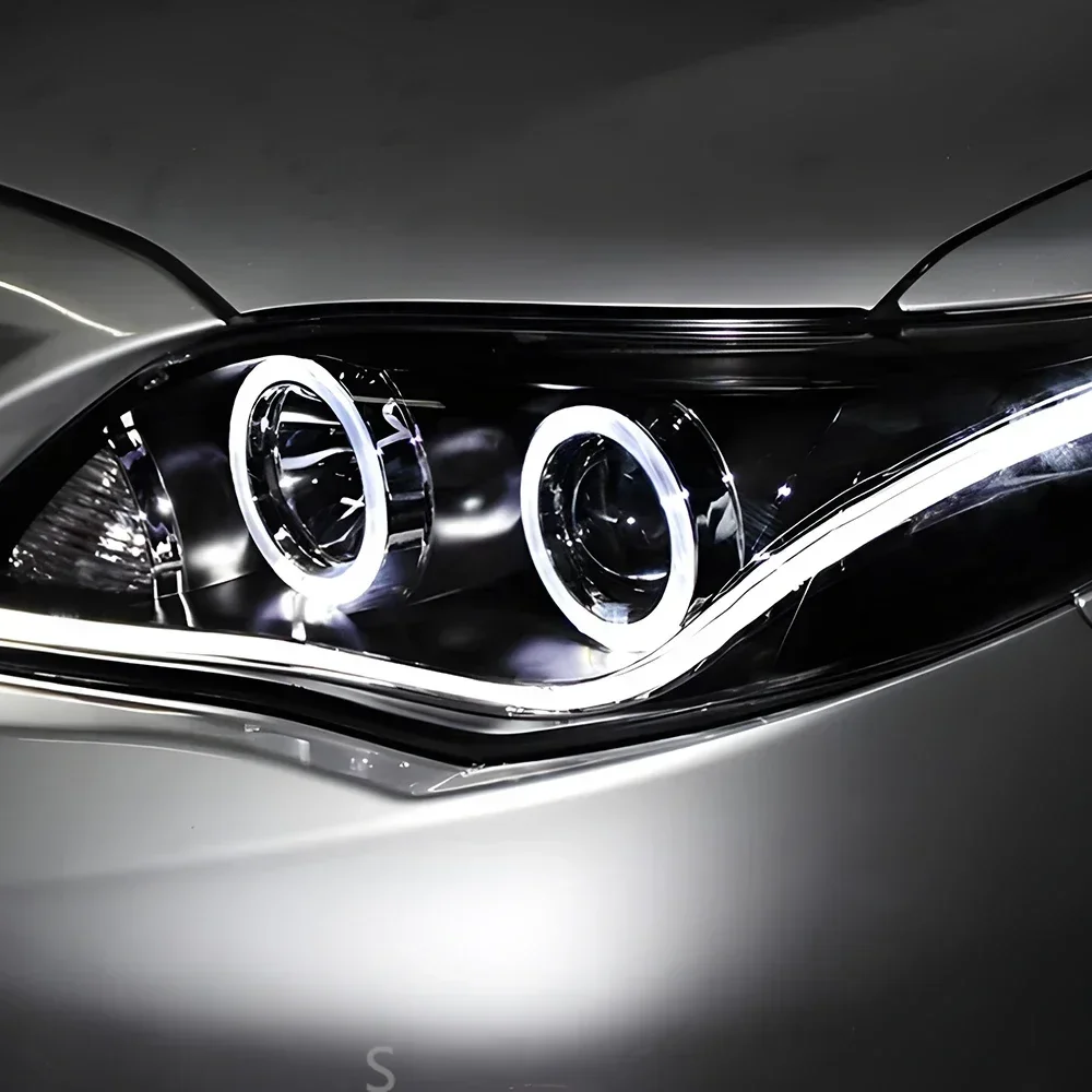 

Передние фонари автомобиля в сборе для Toyota Corolla 2011-2013, обновленные автомобильные фары, светодиодные новые аксессуары для линз проектора с высокой настройкой