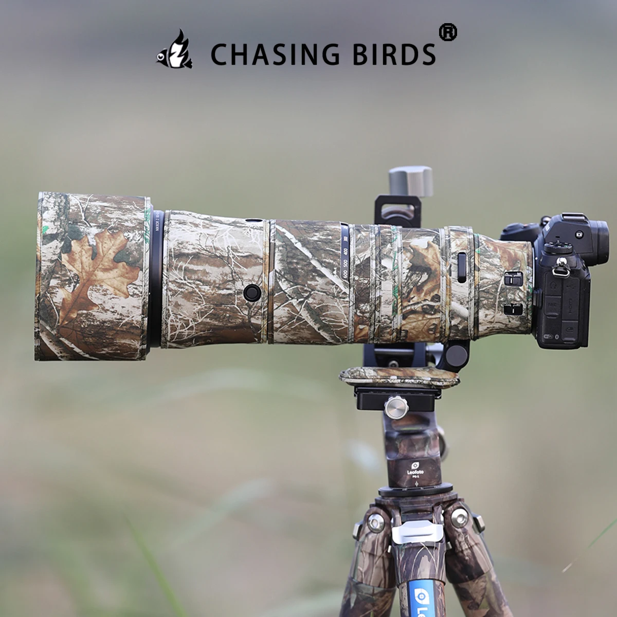 CHASING BIRDS camouflage lens coat for Nikon Z 180-600 mm F 5.6-6.3 VR waterproof and rainproof lens protective cover NIKKOR