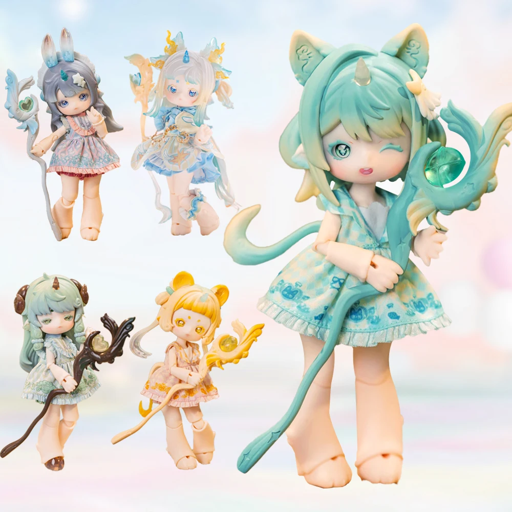 

1/12 Bjd Dolls Penny Box Cute Beast Magic Series Mystery Blind Box Surprise Gift ball-jointed Action Anime Figure ornaments Toy