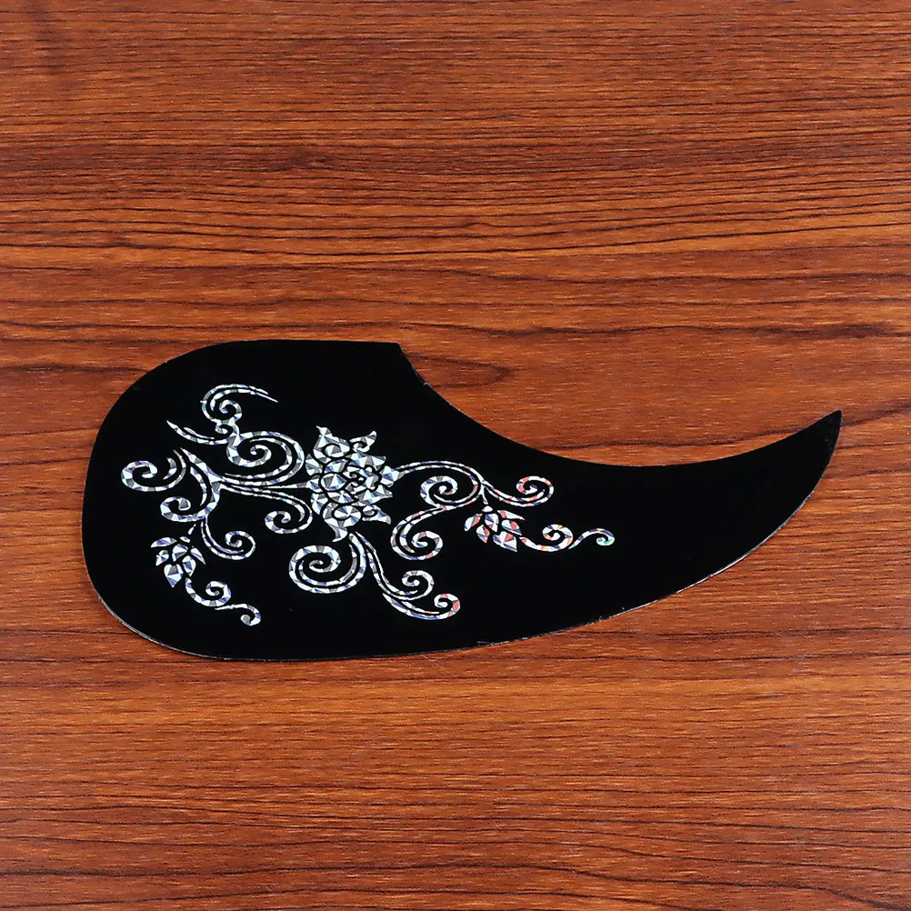 

Silver Patterned Guitar Protector Plate For Acoustic Gq425b AntiScratch Smooth Surface Accessory