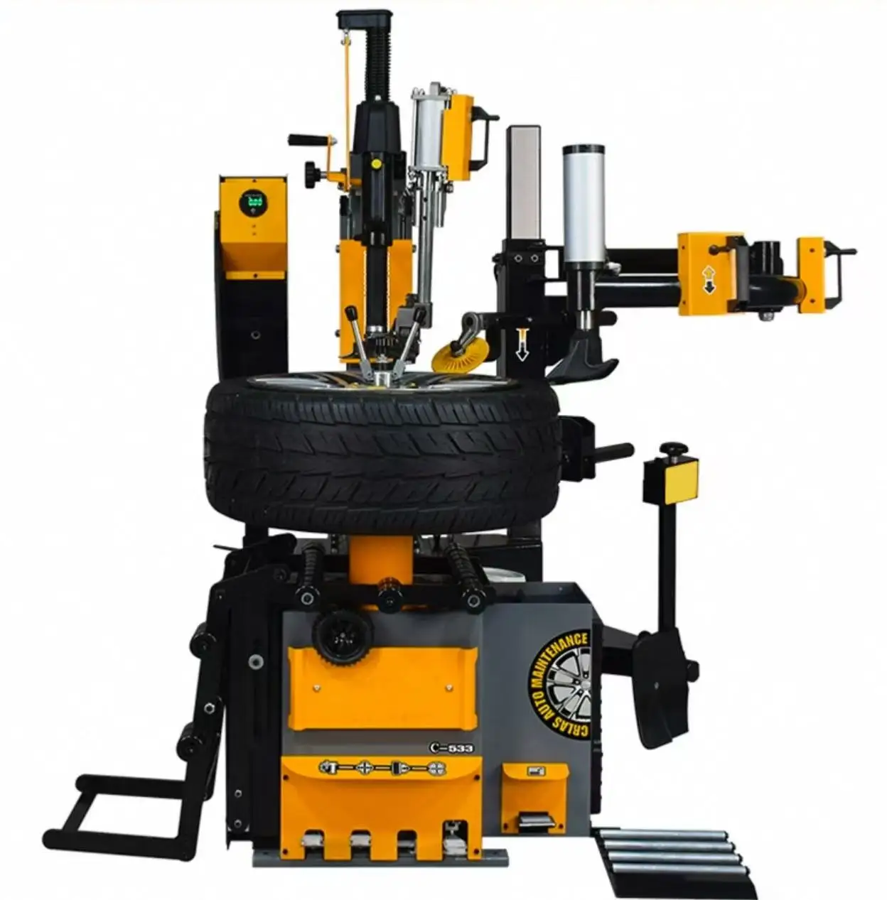 Tricar Hot Sale Luxury 28 Inch Fully Automatic Tire Changer High Quality CE Variable Frequency Servo Motor Vertical Lift
