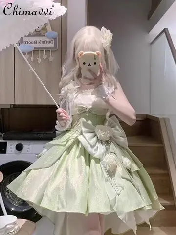 10 best sales grön lolitaklänning - №1