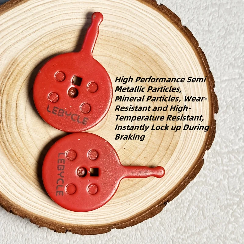 MTB Resin Disc Brake Pads with Split Pin Bicycle Disc Brake Shoes Brake Pads Mountain Bike Cycling Replacement Accessories