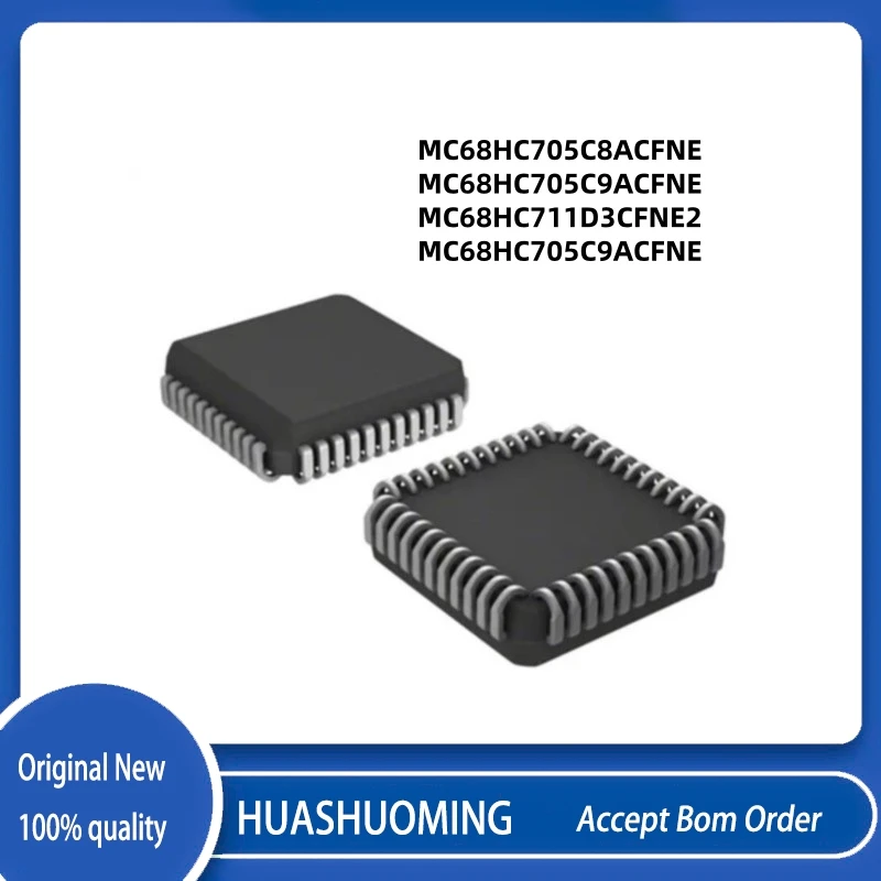 5PCS/Lot    NeW   MC68HC705C8ACFNE    MC68HC705C9ACFNE MC68HC711D3CFNE2 MC68HC705C9ACFNE    PLCC-44