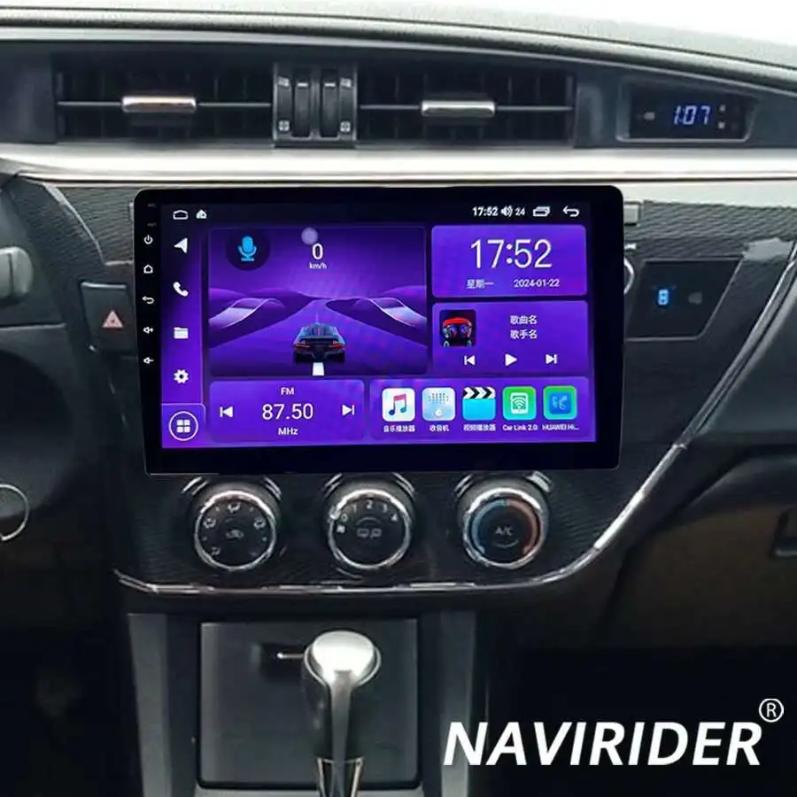 128GB Android 14 เครื่องเล่นวิดีโอมัลติมีเดียสําหรับToyota Auris Corolla Hatchback E180 2012-2015 วิทยุสเตอริโอGPS Autoradio Head Unit