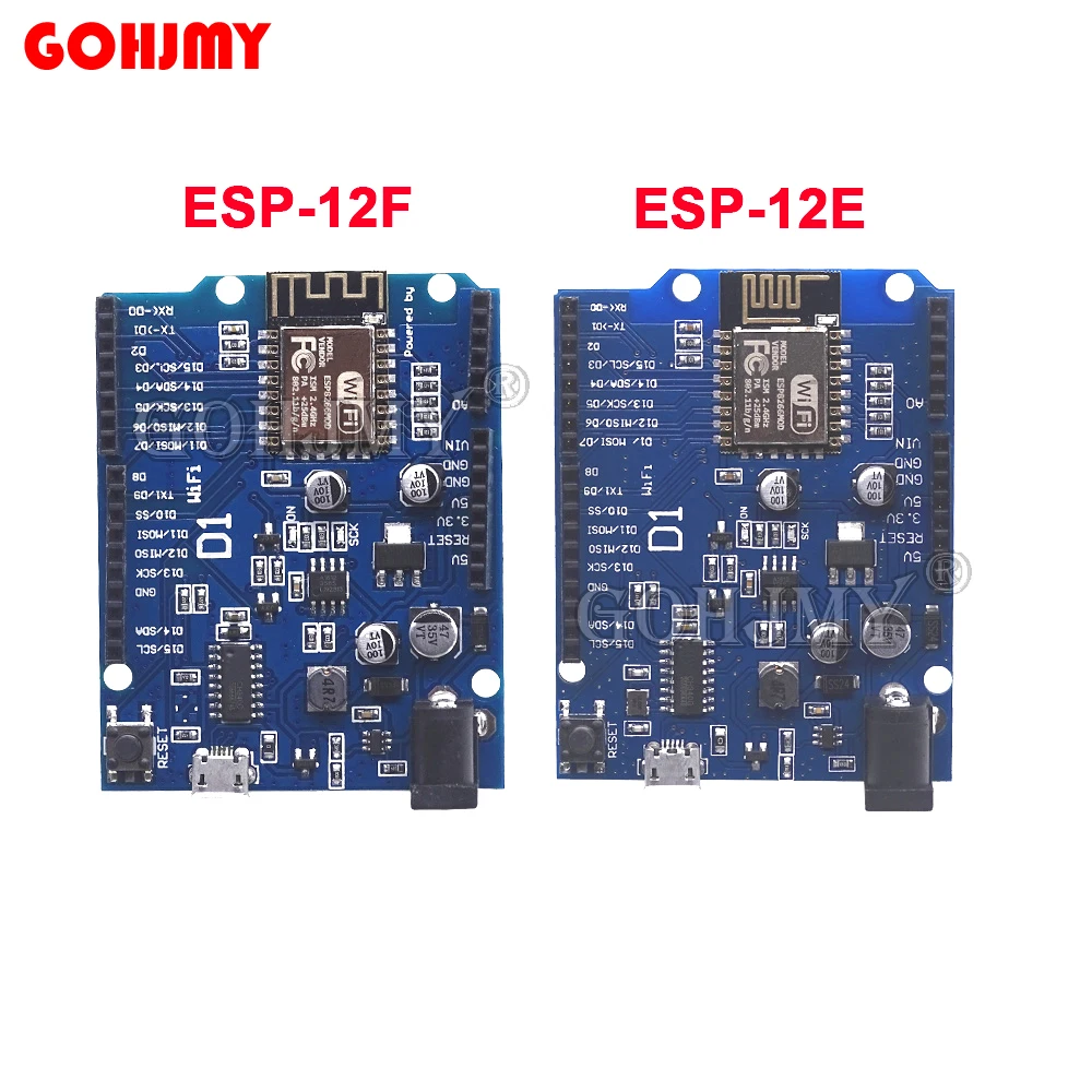 ESP-12F ESP-12E WiFi Development Board WeMos D1 For WiFi UNO Based Wireless Module ESP8266 Shield for Arduino Compatible IDE