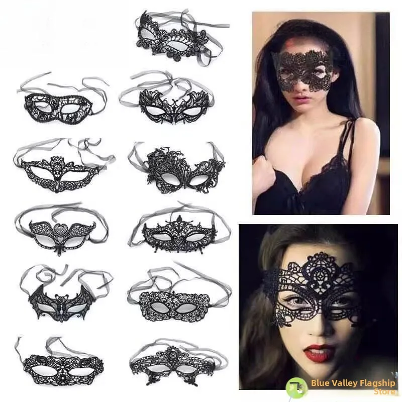 

Маска для глаз Pure Desire Sensual Black Lace: серия Abstinence, светонепроницаемая, для создания особой атмосферы сна, эффектная повязка на глаза для улучшения настроения