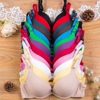 Bras For Womens Lingerie Push Up Bra Underwire Light Padded Teenagers sBrassiere Top Girl Small Cup AA A B