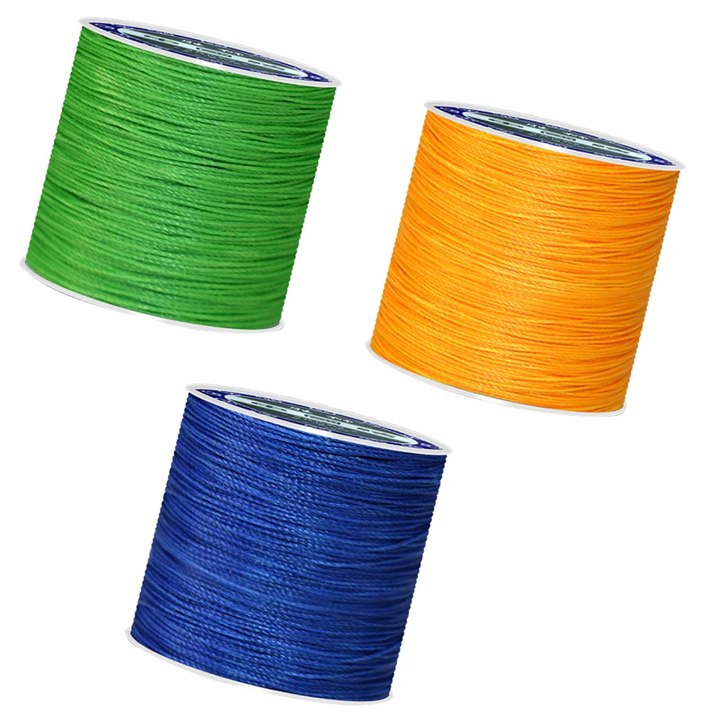 3 Pcs Jewelry Making Wax Cord Macrame Bracelet Thread Cotton Stitching Waxed Round Hand Sewing